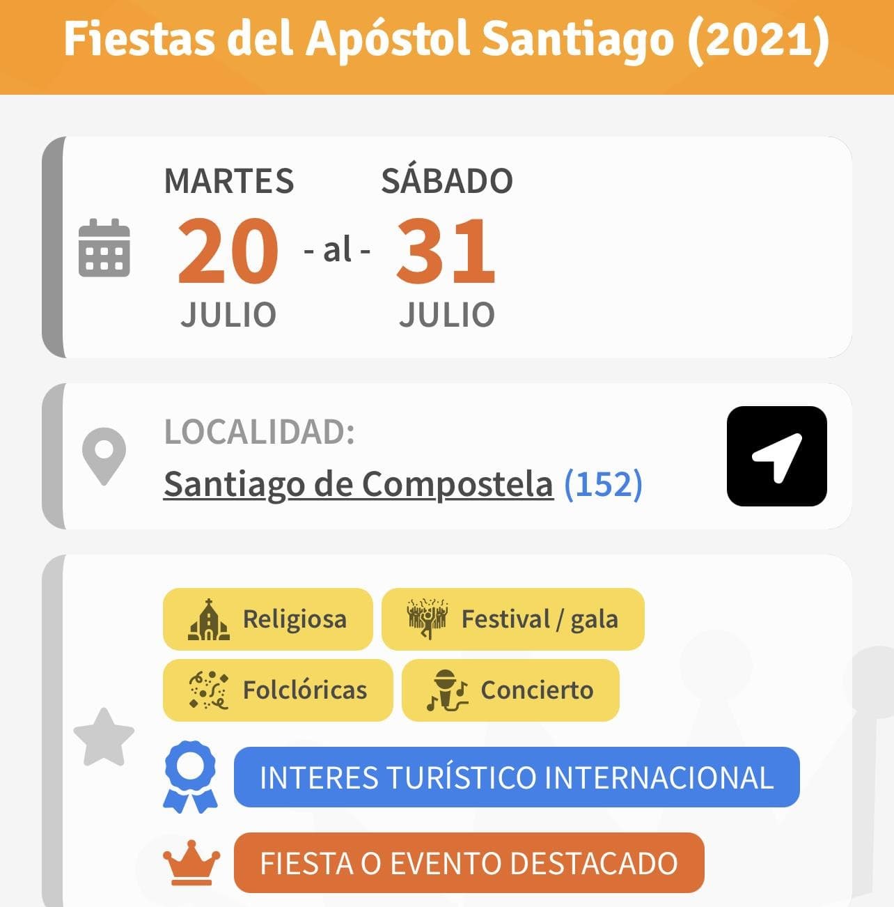 Fiestas del Apóstol 2021 - Dia de Galicia - Imagen 2